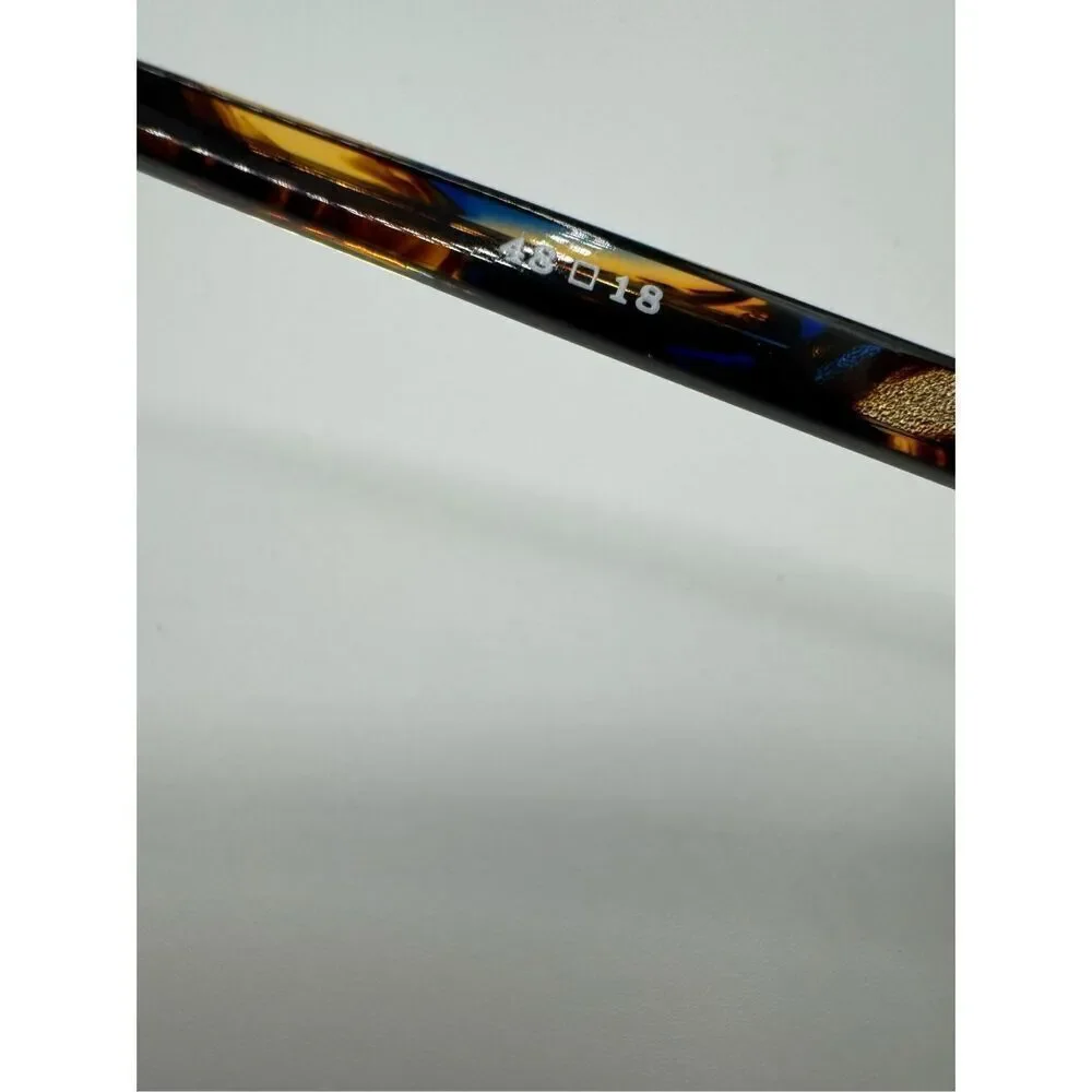 eyebobs On Board eyeglass frames blue brown pattern new without case
